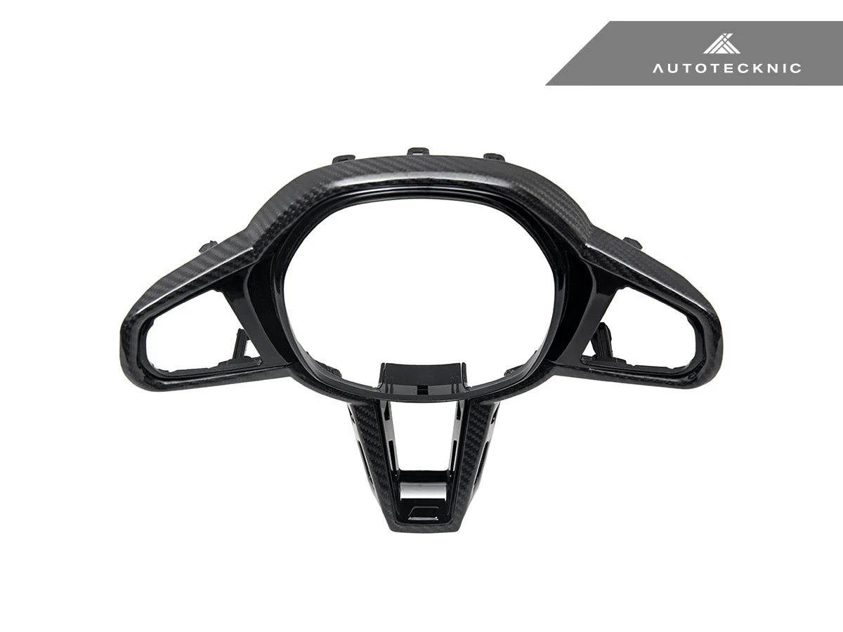 AutoTecknic LCI Carbon Steering Wheel Trim - G22/ G26 4-Series 2025-Up - Image 5