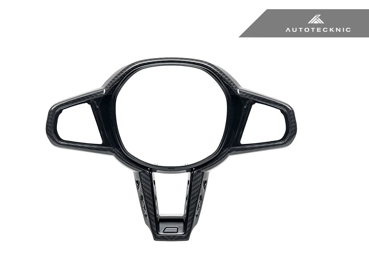 AutoTecknic LCI Carbon Steering Wheel Trim - G22/ G26 4-Series 2025-Up - Image 6