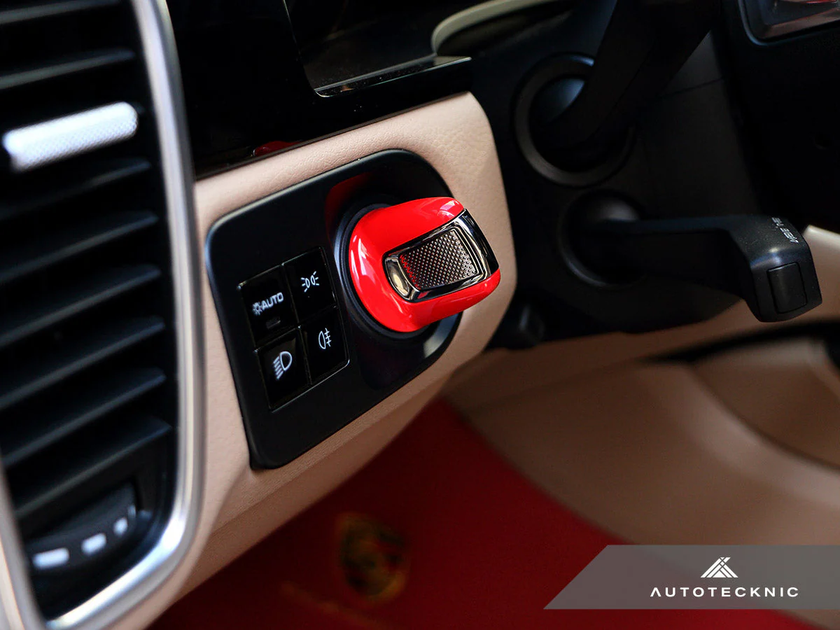 AutoTecknic Painted Ignition Switch - Porsche Panamera 2017-2024 | Cayenne 2019-2023 - Image 2