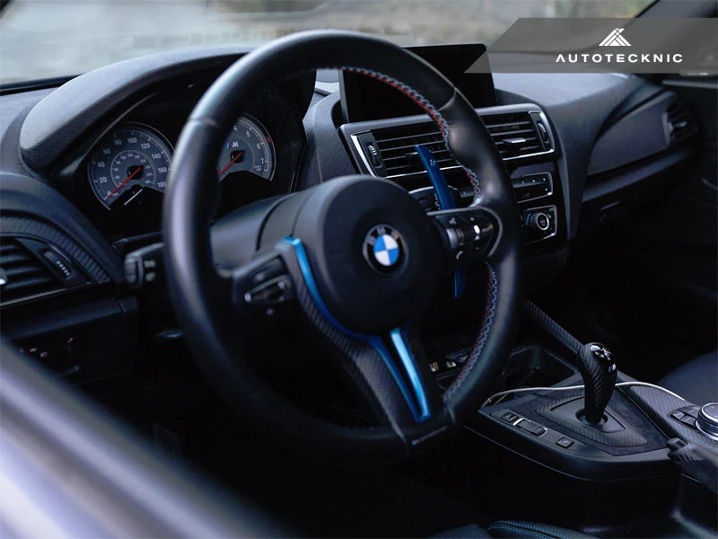 AutoTecknic Painted Steering Wheel Trim - F87 M2 | F80 M3 | F82/ F83 M4 | F10 M5 LCI | F06/ F12/ F13 M6 - Image 4
