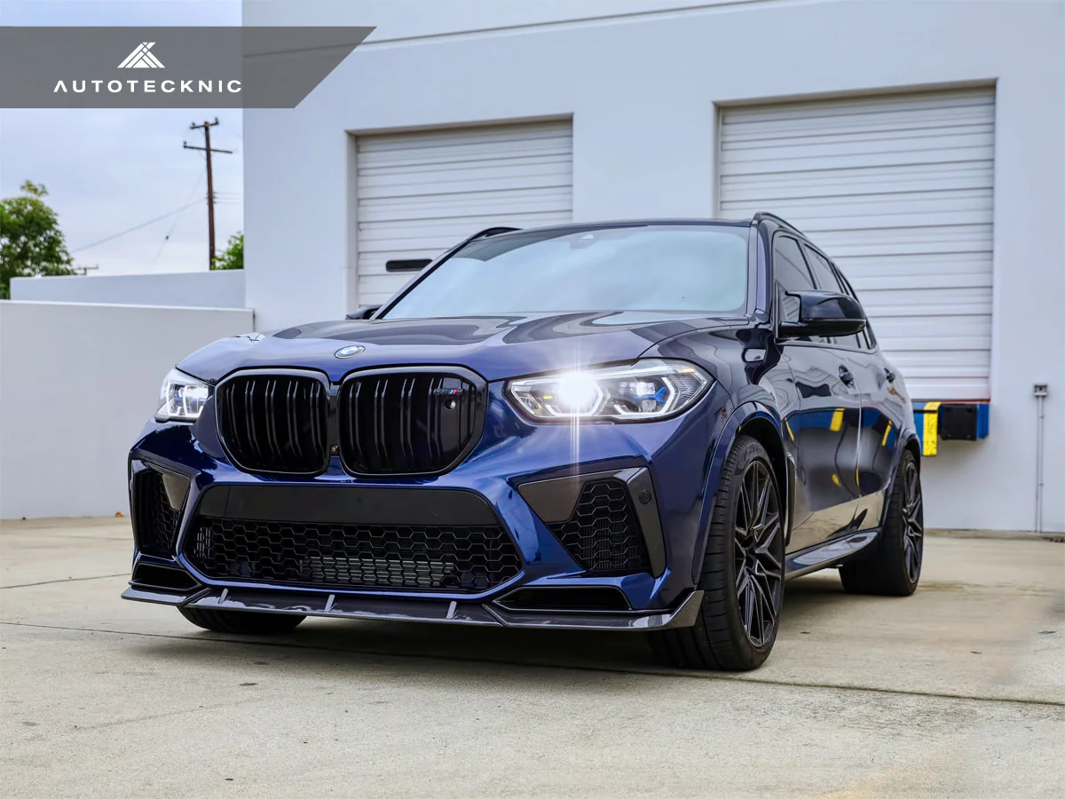 AutoTecknic Performance Dry Carbon Front Lip Set - F95 X5M - Image 15