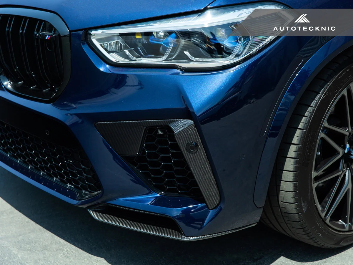 AutoTecknic Performance Dry Carbon Splitter Set - F95 X5M - Image 2