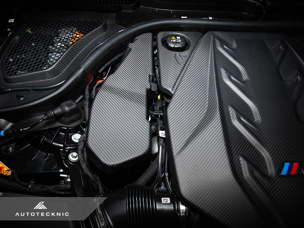 AutoTecknic Pre-Preg Carbon Engine Cover Extension Set - G90/ G99 M5 - Image 17
