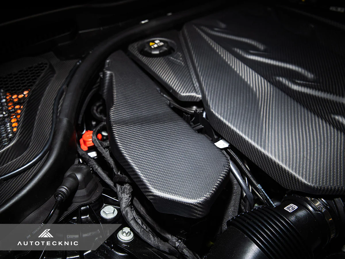 AutoTecknic Pre-Preg Carbon Engine Cover Extension Set - G90/ G99 M5 - Image 19