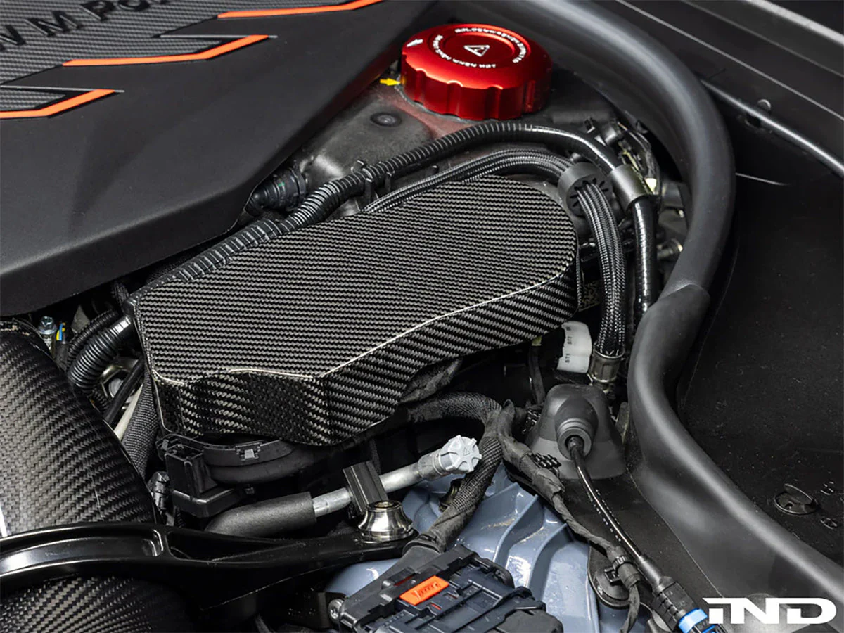 AutoTecknic Pre-Preg Carbon Engine Cover Extension Set - G90/ G99 M5 - Image 2