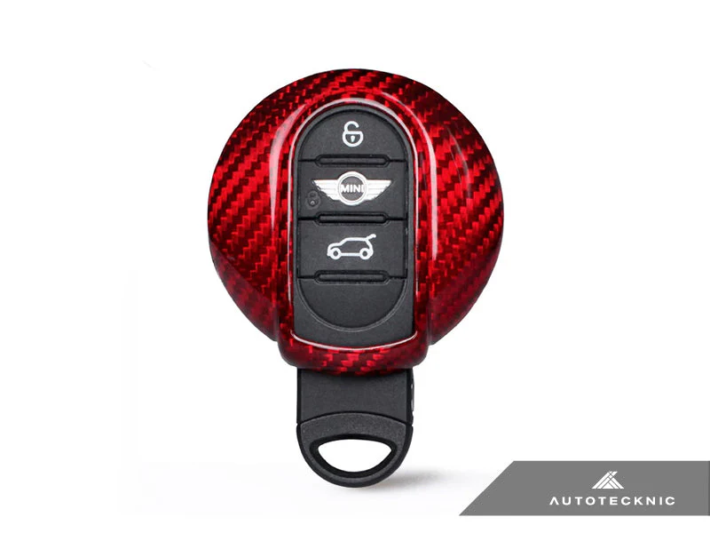 AutoTecknic Red Carbon Remote Key Case - MINI Cooper F54/ F55/ F56/ F57 | Countryman F60 - Image 3