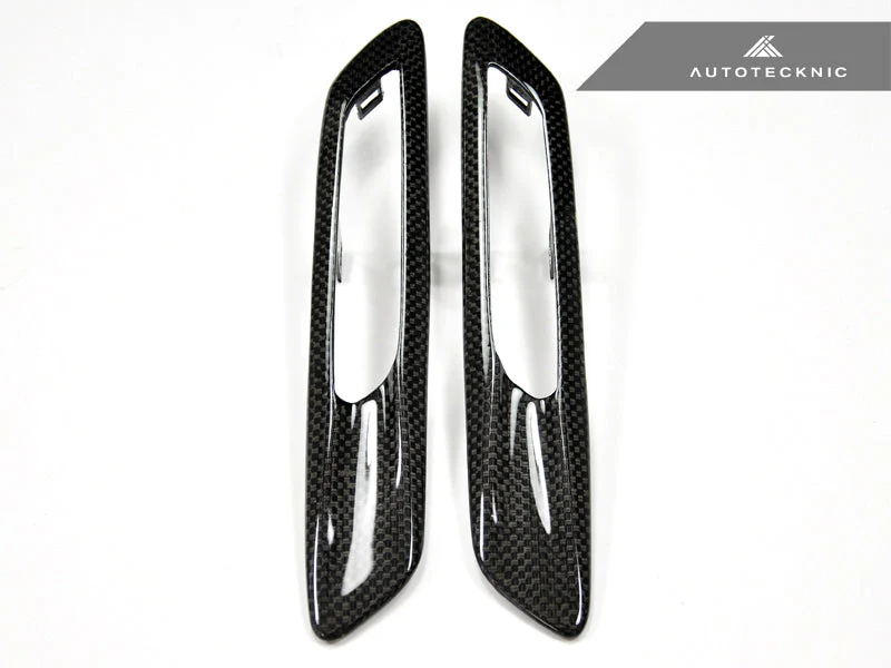 AutoTecknic Replacement Carbon Fiber Fender Light Trims - F10 Sedan / F11 Wagon | 5 Series - Image 2