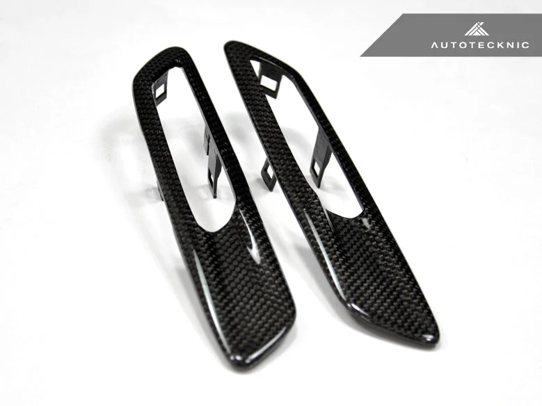 AutoTecknic Replacement Carbon Fiber Fender Light Trims - F10 Sedan / F11 Wagon | 5 Series - Image 3