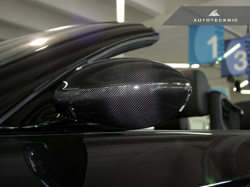AutoTecknic Replacement Carbon Fiber Mirror Covers - BMW E90/ E92/ E93 M3 | E82 1M - Image 3