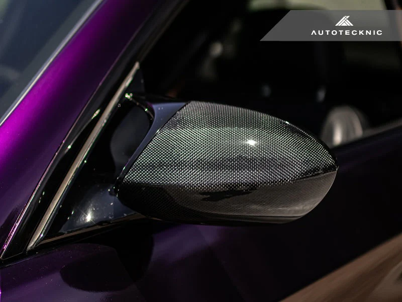 AutoTecknic Replacement Carbon Fiber Mirror Covers - BMW E90/ E92/ E93 M3 | E82 1M - Image 4