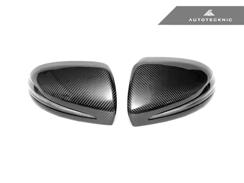 AutoTecknic Replacement Carbon Fiber Mirror Covers - Mercedes-Benz W205 C-Class | W222 S-Class - Image 4