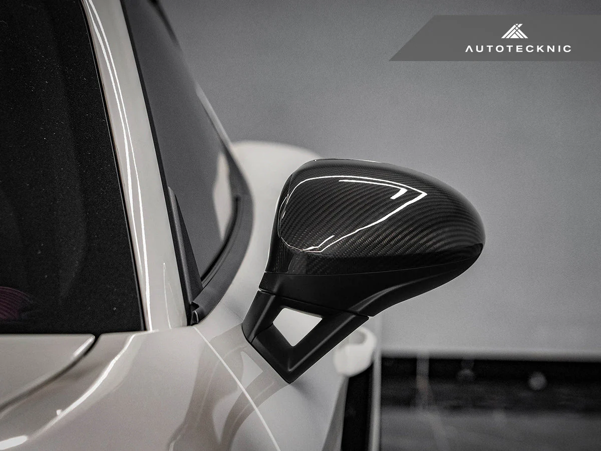 AutoTecknic Replacement Carbon Fiber Mirror Covers - Porsche 718 Cayman | Boxster - Image 3