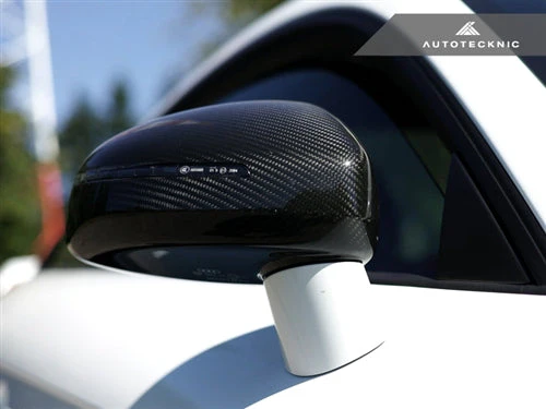 AutoTecknic Replacement Carbon Mirror Covers - Audi 8J MK2 TT/ TTS 07-14 | R8 07-12 - Image 2