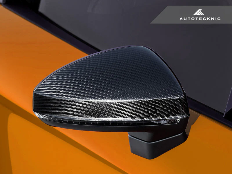 AutoTecknic Replacement Carbon Mirror Covers - Audi 8S MK3 TT/ TTS 15-17 | 4S MK2 R8 16-18 - Image 2