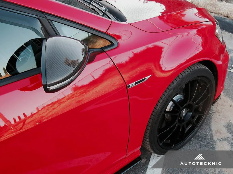 AutoTecknic Replacement Carbon Mirror Covers - Volkswagen Golf R/ Golf GTI MK7 Pre-Facelift - Image 2