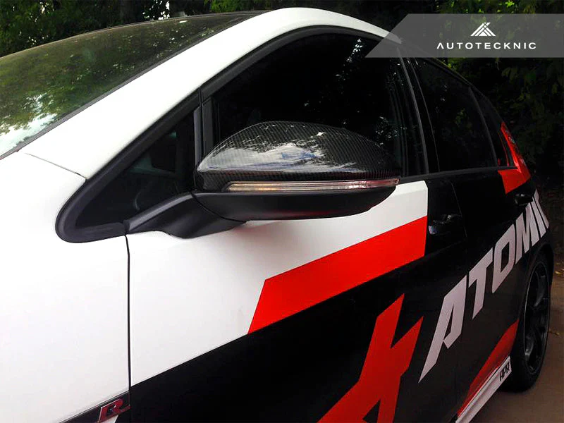 AutoTecknic Replacement Carbon Mirror Covers - Volkswagen Golf R/ Golf GTI MK7 Pre-Facelift - Image 4