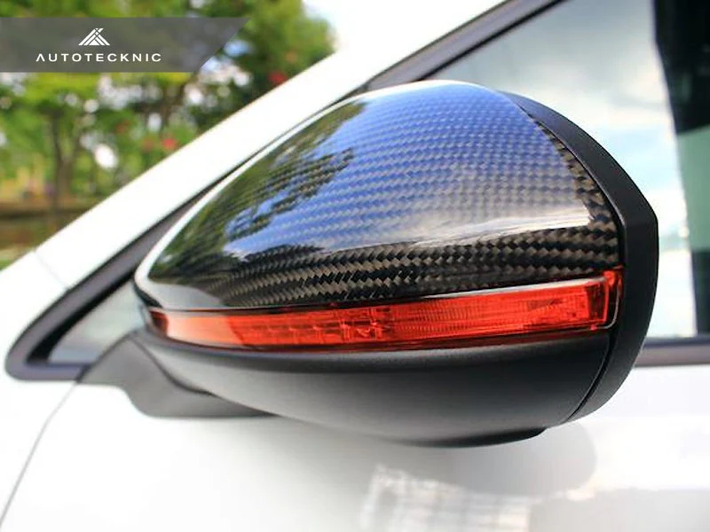 AutoTecknic Replacement Carbon Mirror Covers - Volkswagen Golf R/ Golf GTI MK7 Pre-Facelift - Image 5