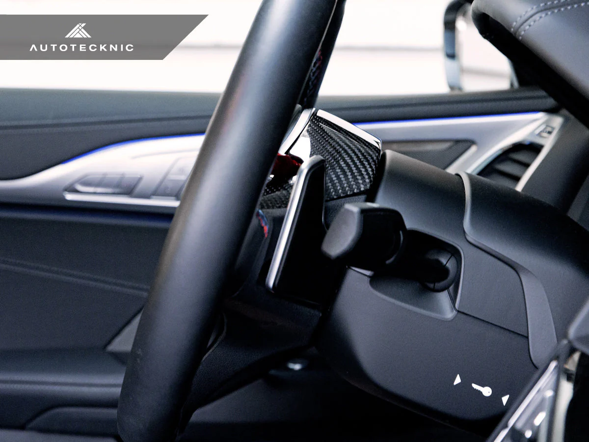 AutoTecknic Replacement Carbon Steering Wheel Top Cover - F91/ F92/ F93 M8 - Image 7