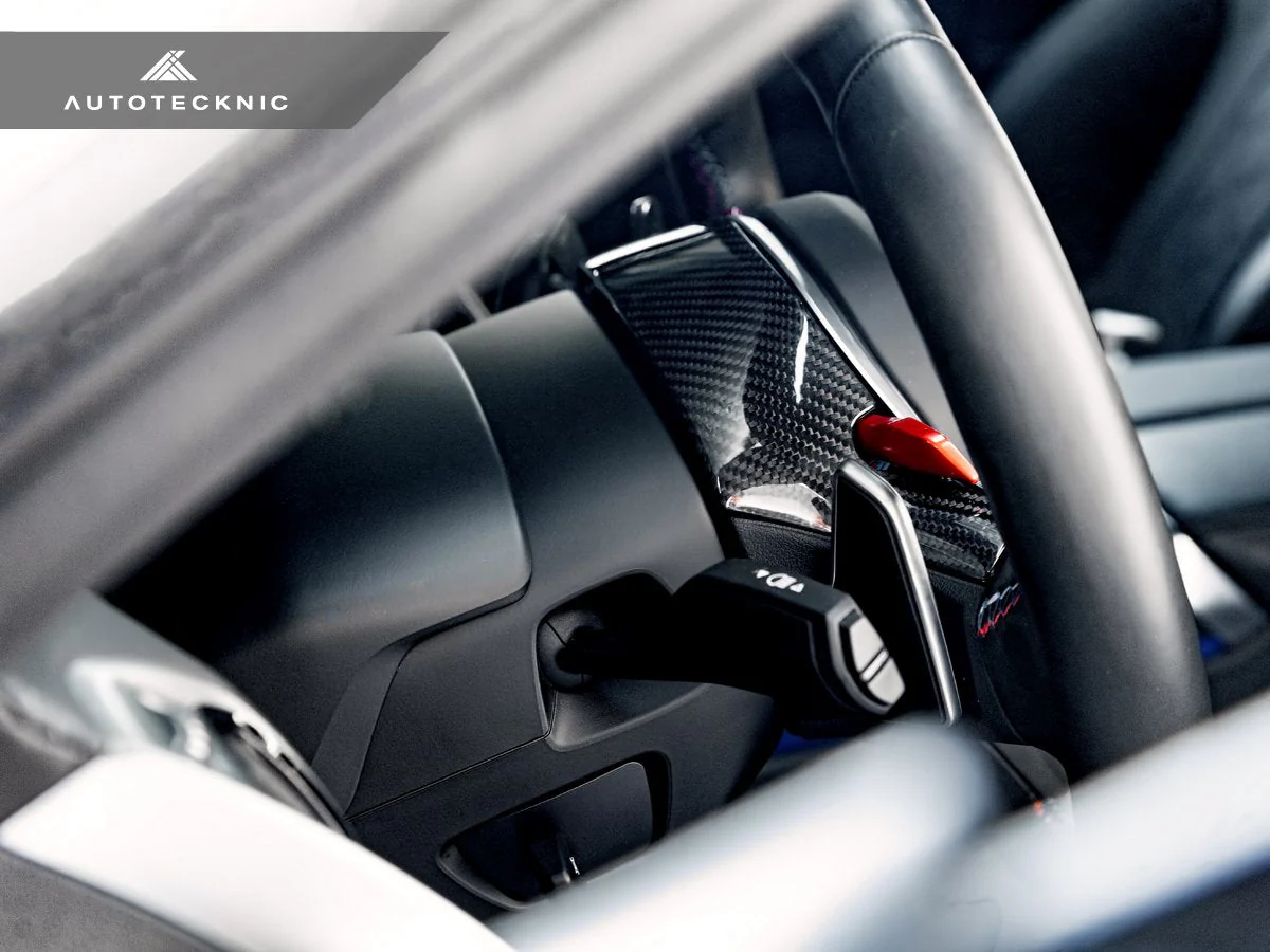AutoTecknic Replacement Carbon Steering Wheel Top Cover - G80 M3 | G82/ G83 M4 - Image 7