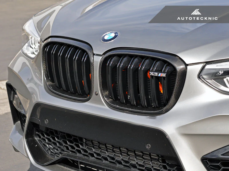 AutoTecknic Replacement Dry Carbon Grille Surround Set - G01 X3 | G02 X4 Pre-LCI