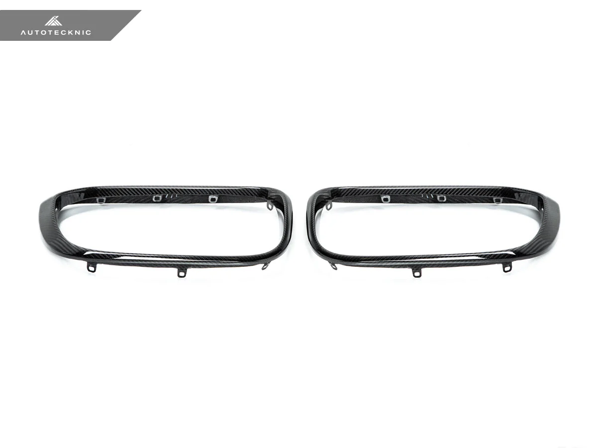 AutoTecknic Replacement Dry Carbon Grille Surround Set - G01 X3 | G02 X4 Pre-LCI - Image 12
