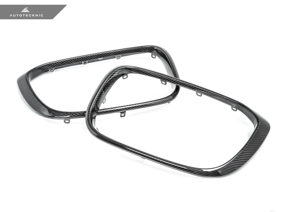 AutoTecknic Replacement Dry Carbon Grille Surround Set - G01 X3 | G02 X4 Pre-LCI - Image 5