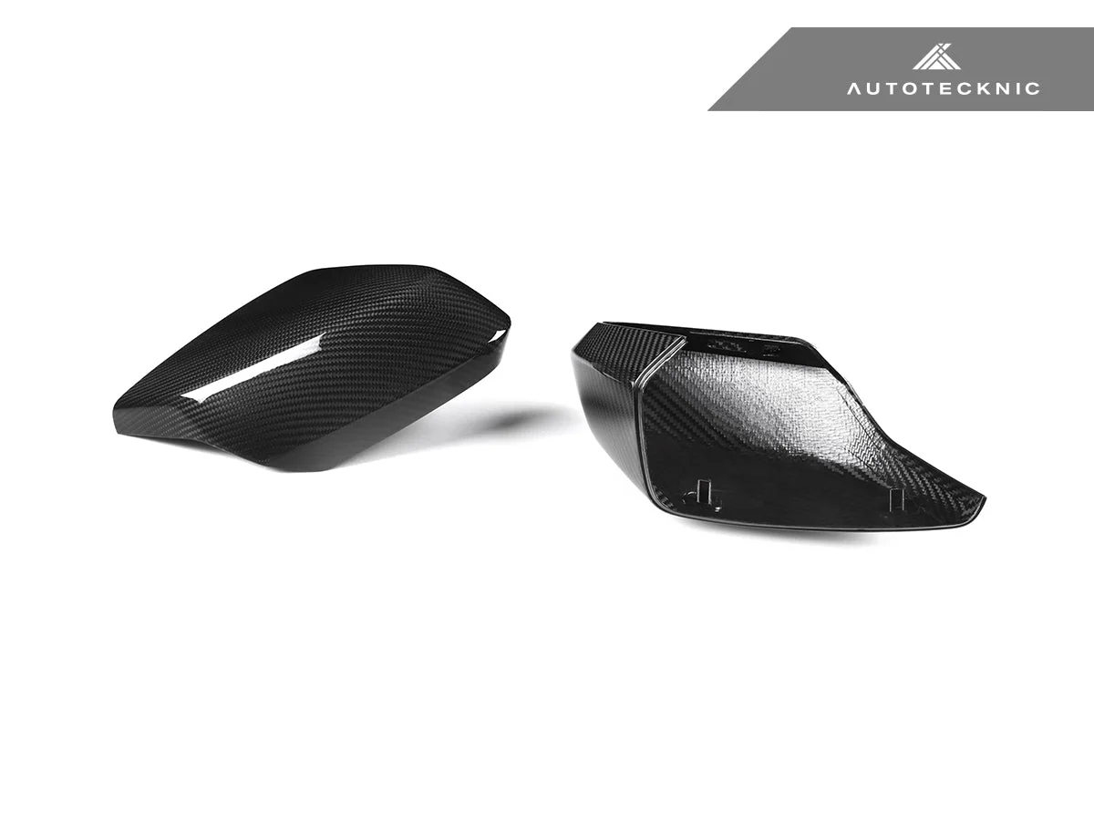AutoTecknic Replacement Dry Carbon Mirror Covers - Chevrolet C8 Corvette - Image 2
