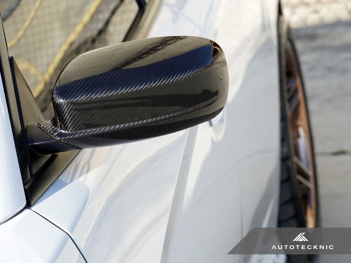 AutoTecknic Replacement Dry Carbon Mirror Covers - Dodge Charger 2011-2019 - Image 4