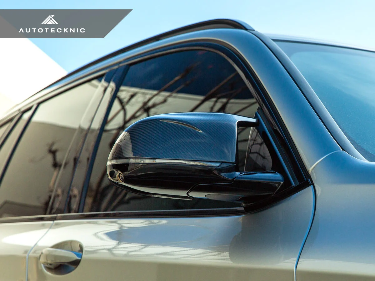 AutoTecknic Replacement Dry Carbon Mirror Covers - G01 X3 M40i LCI | G02 X4 M40i LCI - Image 7