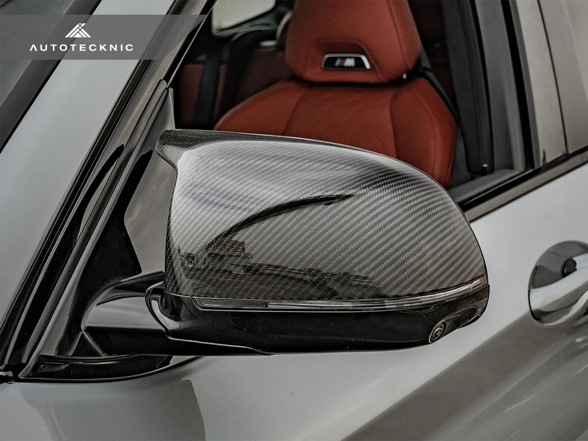 AutoTecknic Replacement Dry Carbon Mirror Covers - G05 X5 M60i | G06 X6 M60i - Image 2