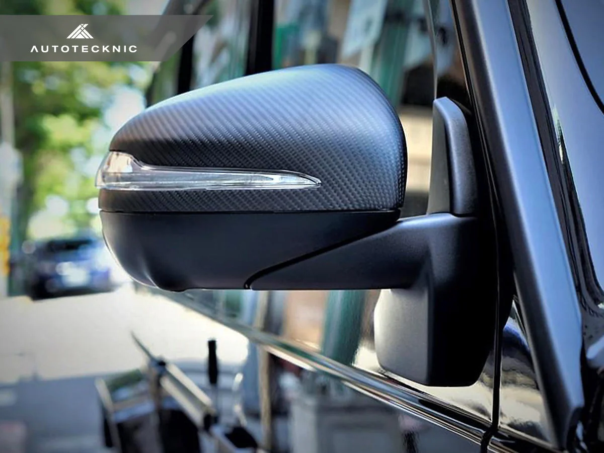 AutoTecknic Replacement Dry Carbon Mirror Covers - Mercedes-Benz V167/ W167 GLE - Image 3