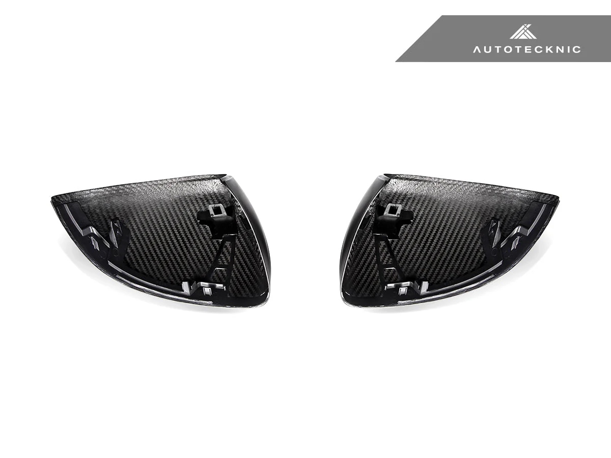 AutoTecknic Replacement Dry Carbon Mirror Covers - Mercedes-Benz W206 C-Class - Image 4