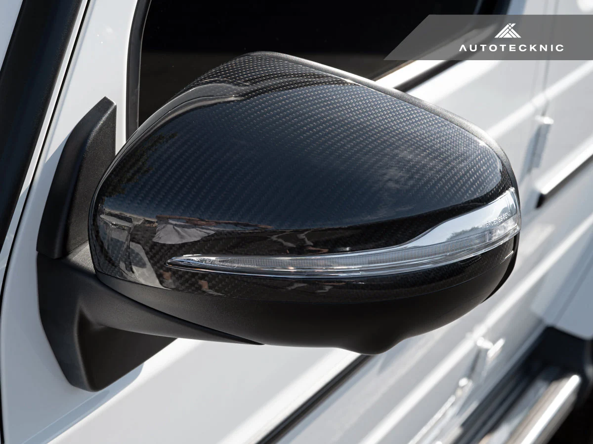AutoTecknic Replacement Dry Carbon Mirror Covers - Mercedes-Benz W463A G-Wagon - Image 2