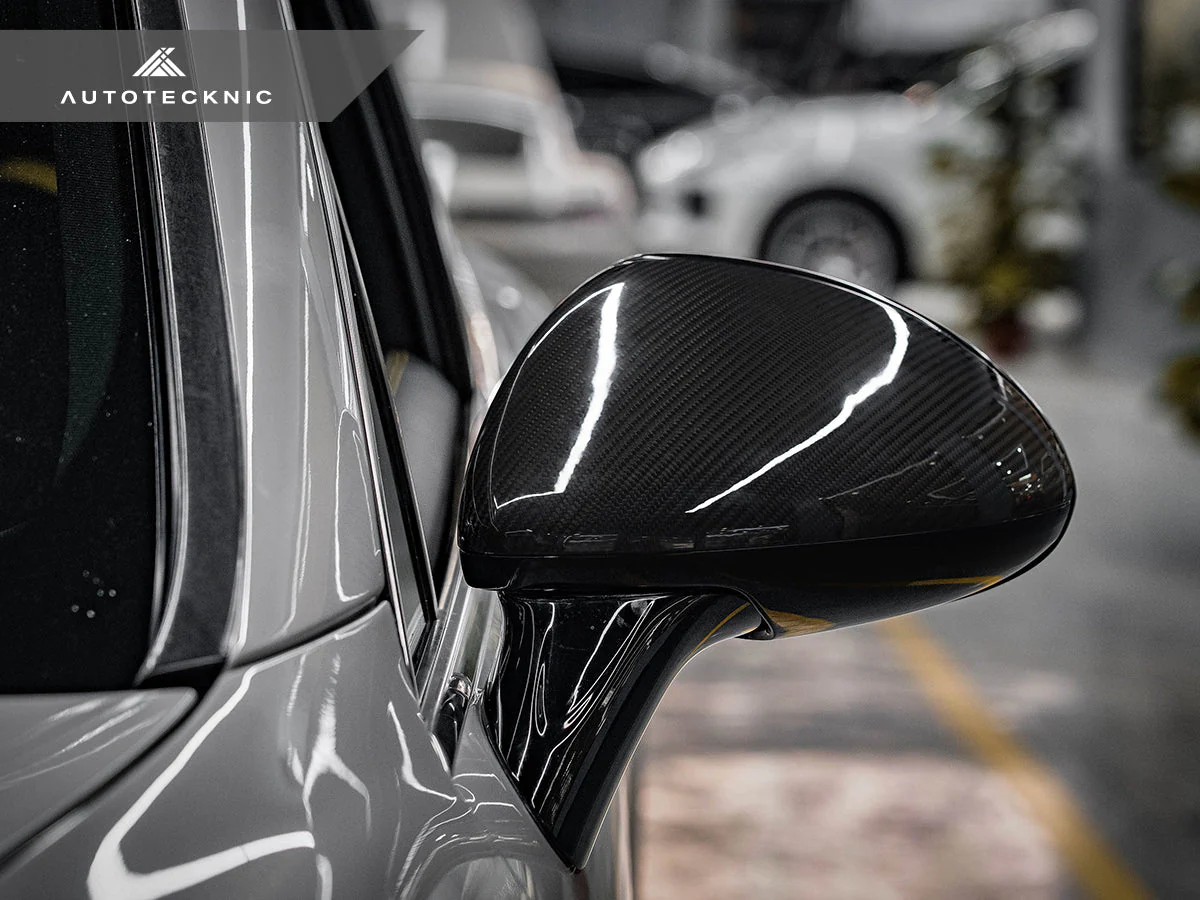 AutoTecknic Replacement Dry Carbon Mirror Covers - Porsche 958 Cayenne - Image 5