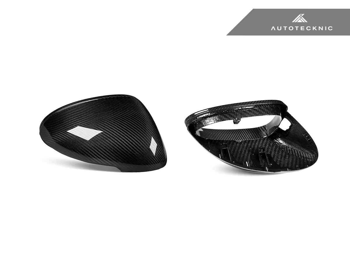AutoTecknic Replacement Dry Carbon Mirror Covers - Porsche 95B Macan - Image 3
