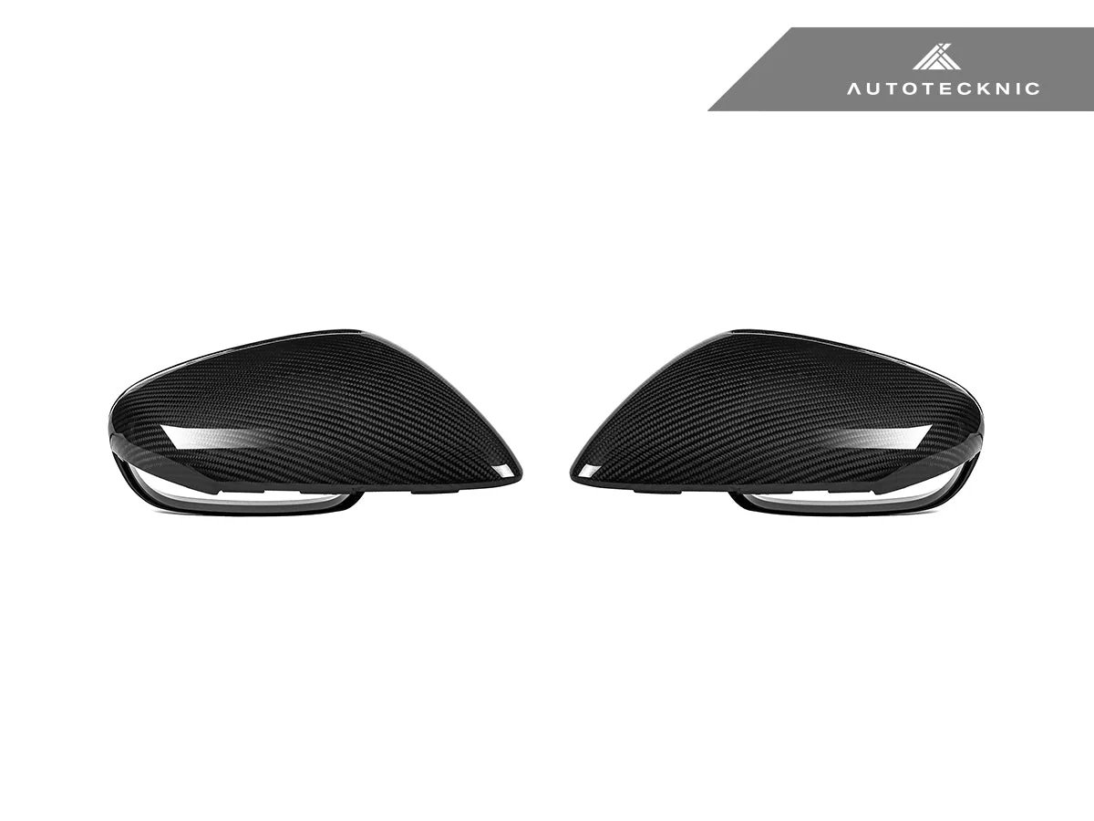 AutoTecknic Replacement Dry Carbon Mirror Covers - Porsche 992