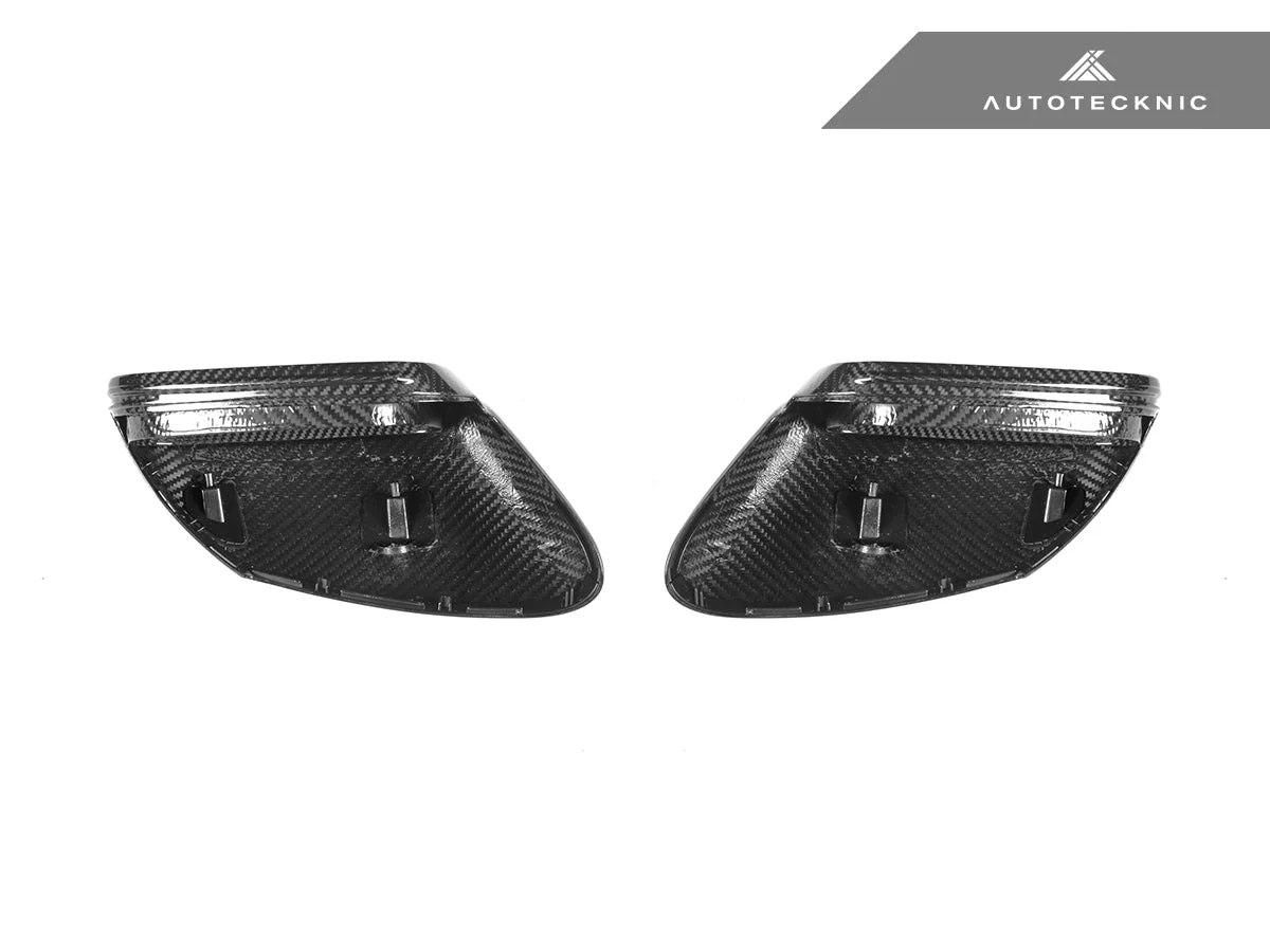 AutoTecknic Replacement Dry Carbon Mirror Covers - Porsche 9J1 Taycan - Image 9