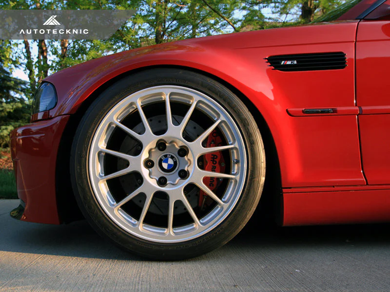 AutoTecknic Replacement Glazing Black Fender Gills - E46 M3 - Image 2