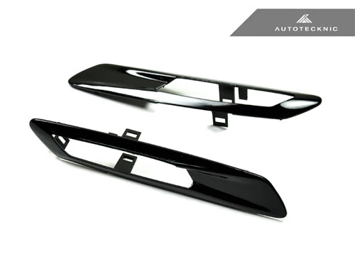 AutoTecknic Replacement Glazing Black Fender Light Trims - F10 Sedan/ F11 Wagon | 5 Series - Image 2