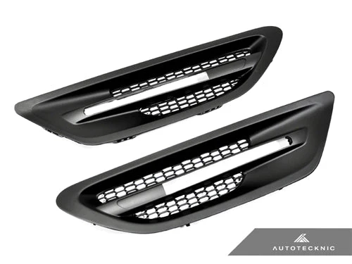 AutoTecknic Replacement Stealth Black Fender Vents - F10 M5 - Image 2