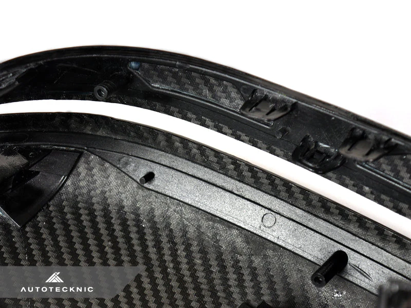 AutoTecknic Replacement Version II Dry Carbon Mirror Covers - G30 5-Series | G32 6-Series GT | G11 7-Series - Image 6