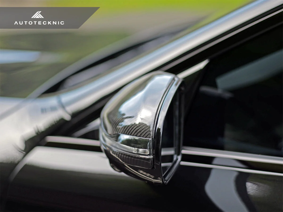 AutoTecknic Replacement Version II Dry Carbon Mirror Covers - Mercedes-Benz W253 | X253 GLC-Class - Image 3