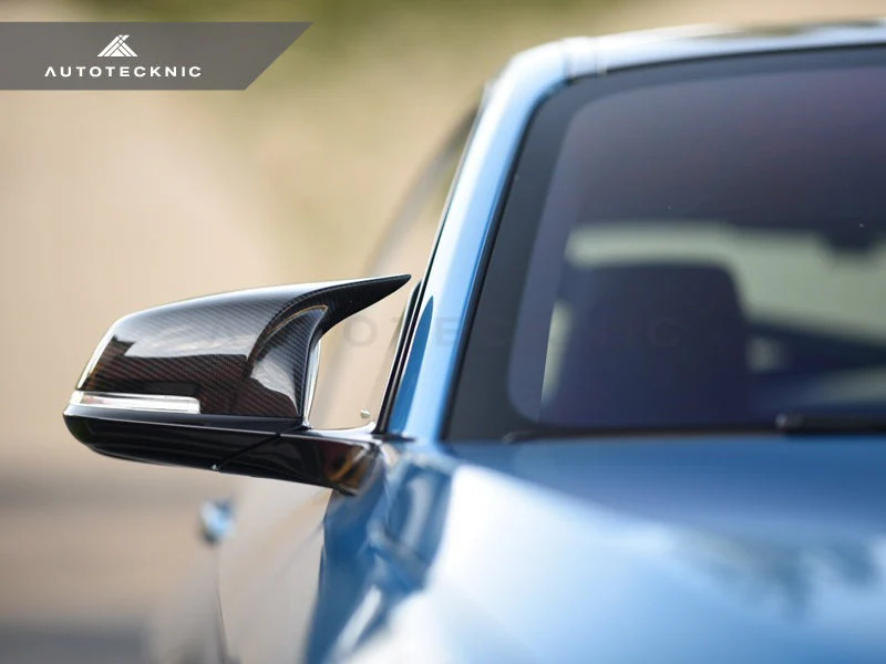 AutoTecknic Replacement Version II M-Inspired Dry Carbon Mirror Covers - F87 M2 | F22 2-Series | F30 3-Series | F32/ F36 4-Series - Image 2