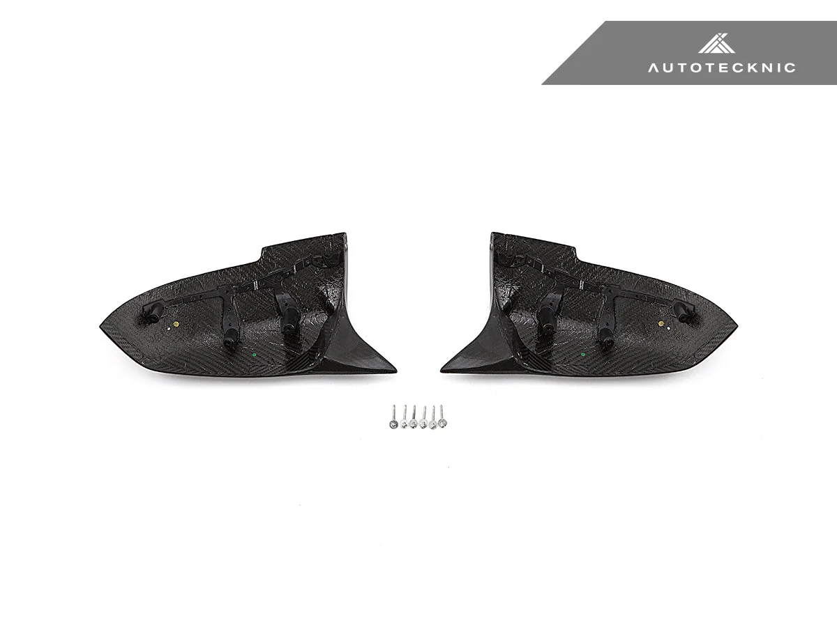 AutoTecknic Replacement Version II M-Inspired Dry Carbon Mirror Covers - F87 M2 | F22 2-Series | F30 3-Series | F32/ F36 4-Series - Image 3