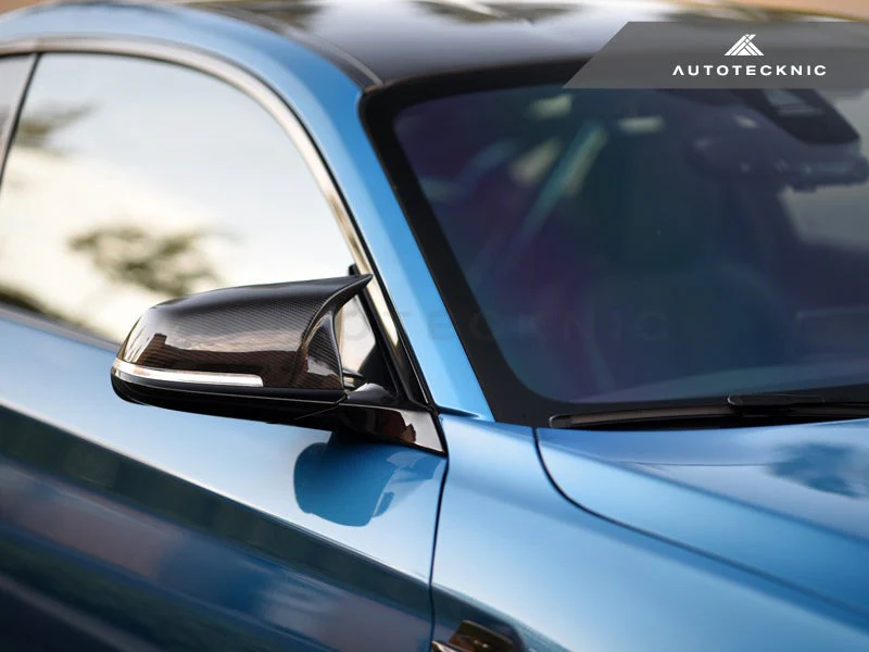 AutoTecknic Replacement Version II M-Inspired Dry Carbon Mirror Covers - F87 M2 | F22 2-Series | F30 3-Series | F32/ F36 4-Series - Image 4