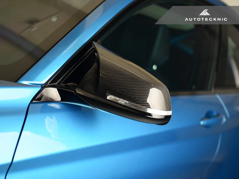 AutoTecknic Replacement Version II M-Inspired Dry Carbon Mirror Covers - F87 M2 | F22 2-Series | F30 3-Series | F32/ F36 4-Series - Image 6