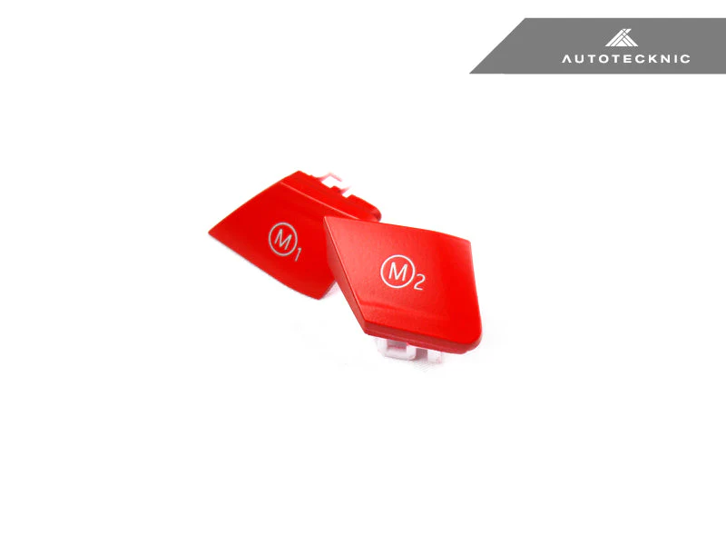 AutoTecknic Satin Red M1/ M2 Button Set - F80 M3 | F82/ F83 M4 - Image 2