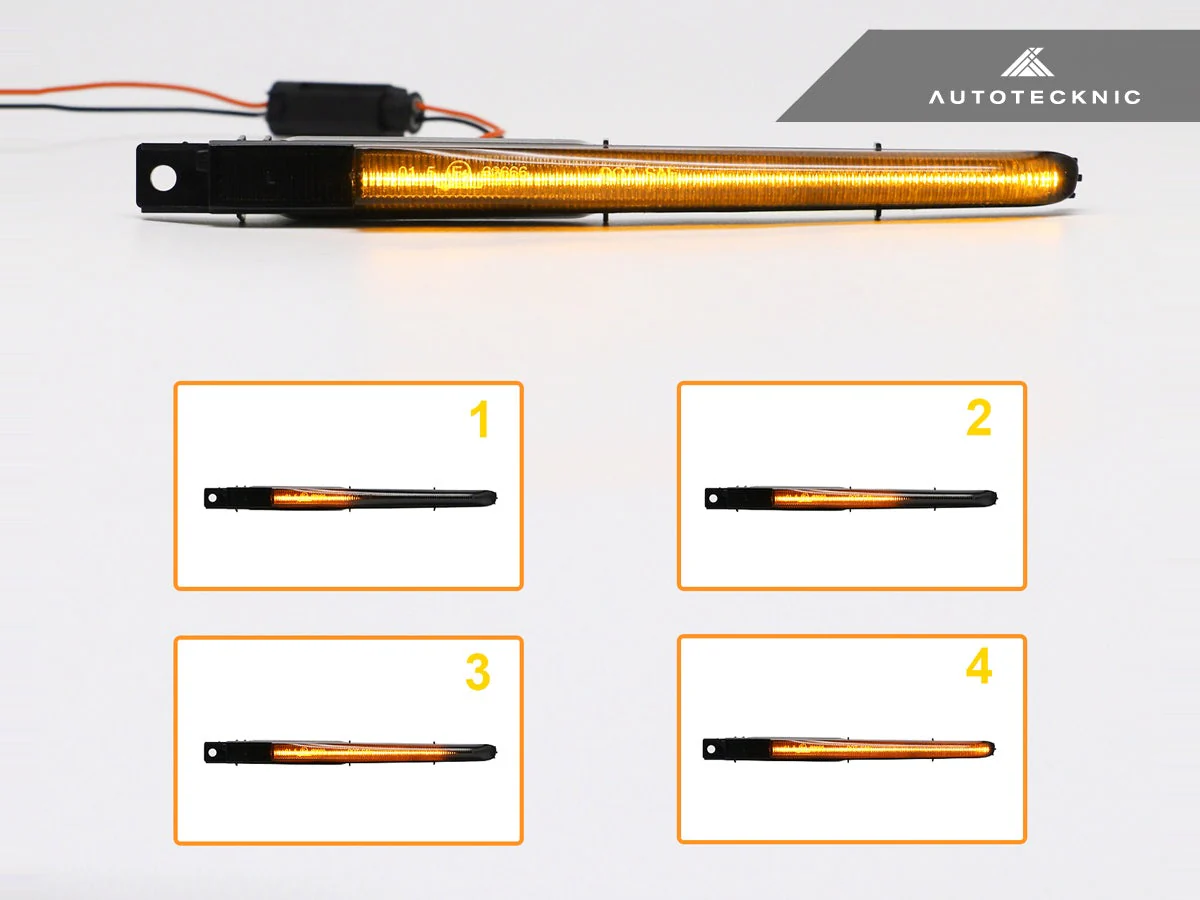AutoTecknic Tinted Sequential LED Fender Turn Signal Set - F10 M5 - Image 6