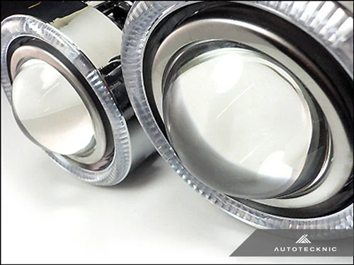 AutoTecknic Universal Projector Fog Lights - Clear Projector P1A
