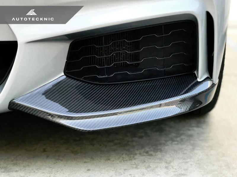 AutoTecknic Vacuumed Carbon Fiber Aero Splitters - F32/ F33/ F36 4-Series M-Sport - Image 2